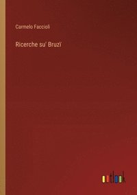 bokomslag Ricerche su' Bruz