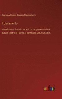 bokomslag Il giuramento