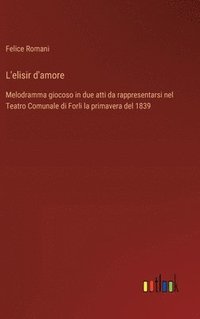 bokomslag L'elisir d'amore