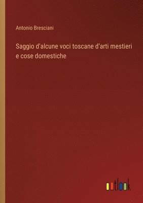 bokomslag Saggio d'alcune voci toscane d'arti mestieri e cose domestiche