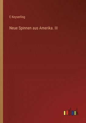 bokomslag Neue Spinnen aus Amerika. III