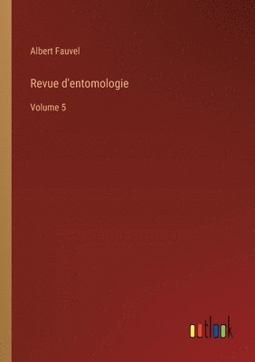 Revue d'entomologie 1