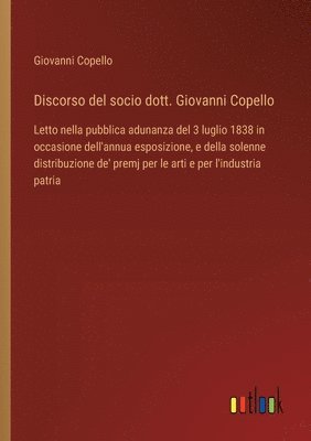 bokomslag Discorso del socio dott. Giovanni Copello