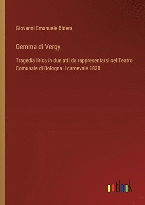 bokomslag Gemma di Vergy