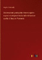 bokomslag Osservazioni geologiche mineralogiche sopra i monti posti tra la valle di Aosta e quella di Susa in Piemonte