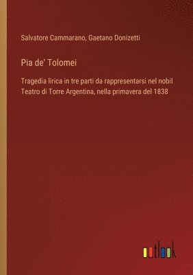 bokomslag Pia de' Tolomei