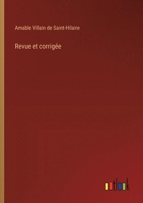 bokomslag Revue et corrigée