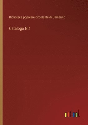 bokomslag Catalogo N.1