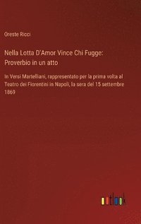 bokomslag Nella Lotta D'Amor Vince Chi Fugge