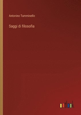 bokomslag Saggi di filosofia