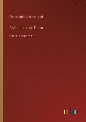 bokomslag Collenuccio da Pesaro
