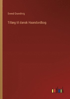 bokomslag Tillg til dansk Haandordbog