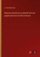 bokomslag Risposte orientali ed occidentali all'invito papale pel futuro Concilio Vaticano