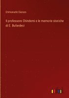 Il professore Chindemi e le memorie storiche di E. Bufardeci 1