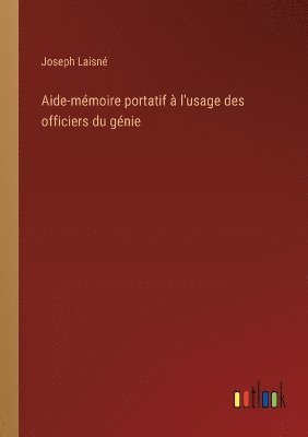 bokomslag Aide-mémoire portatif à l'usage des officiers du génie