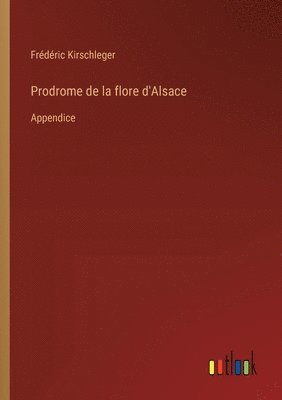 bokomslag Prodrome de la flore d'Alsace