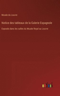 bokomslag Notice des tableaux de la Galerie Espagnole