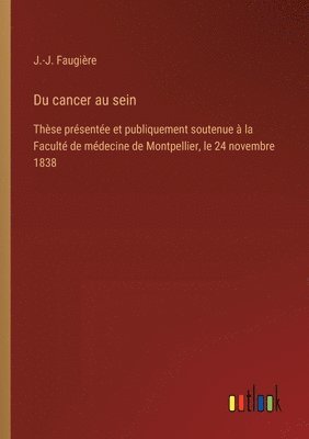 bokomslag Du cancer au sein
