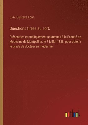 Questions tires au sort. 1