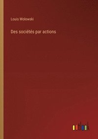 bokomslag Des socits par actions