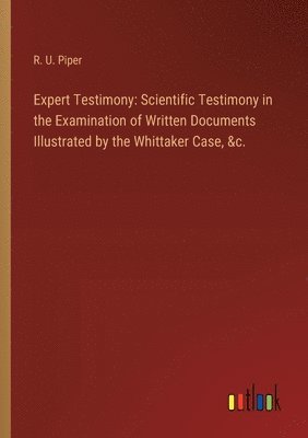 Expert Testimony 1