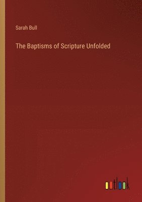 bokomslag Baptisms of Scripture Unfolded