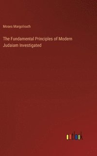 bokomslag The Fundamental Principles of Modern Judaiam Investigated