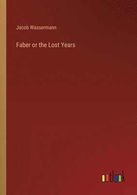 bokomslag Faber or the Lost Years