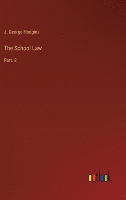 bokomslag School Law