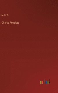 bokomslag Choice Receipts