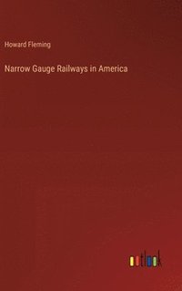 bokomslag Narrow Gauge Railways in America