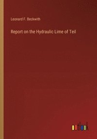 bokomslag Report on the Hydraulic Lime of Teil