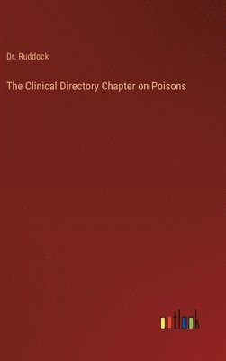 bokomslag Clinical Directory Chapter on Poisons