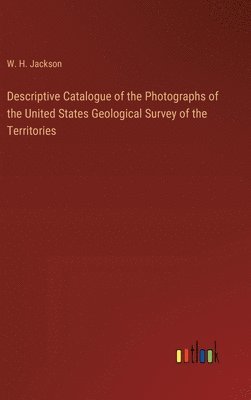 bokomslag Descriptive Catalogue of the Photographs of the United States Geological Survey of the Territories