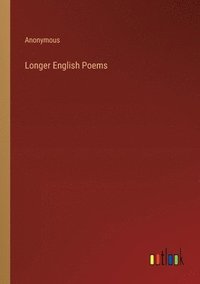 bokomslag Longer English Poems