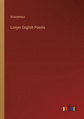 bokomslag Longer English Poems