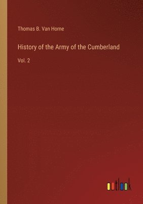 bokomslag History of the Army of the Cumberland