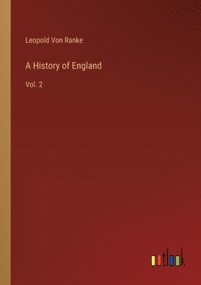 bokomslag A History of England