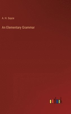 bokomslag An Elementary Grammar