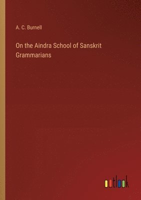 bokomslag On the Aindra School of Sanskrit Grammarians