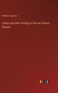 bokomslag Letters and other Writings of the late Edward Denison