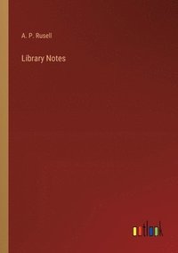 bokomslag Library Notes