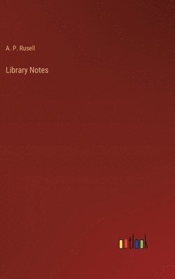 bokomslag Library Notes