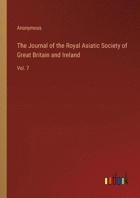 bokomslag The Journal of the Royal Asiatic Society of Great Britain and Ireland