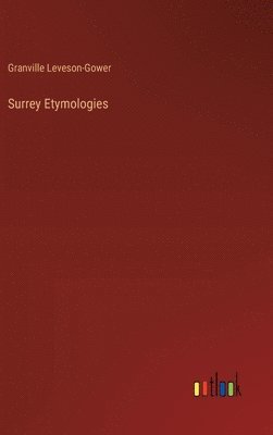 bokomslag Surrey Etymologies