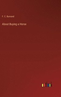 bokomslag About Buying a Horse