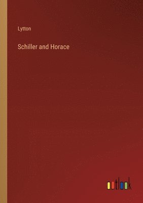 bokomslag Schiller and Horace