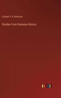 bokomslag Studies From Genoese History