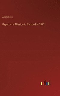 bokomslag Report of a Mission to Yarkund in 1873