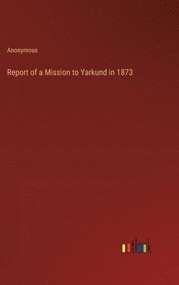 bokomslag Report of a Mission to Yarkund in 1873